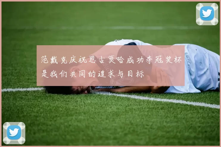 范戴克庆祝恩古莫哈成功夺冠奖杯是我们共同的追求与目标